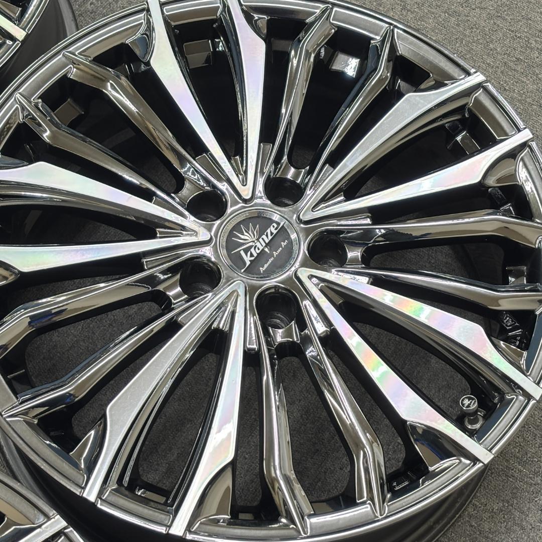 新品タイヤ付 weds クレンツェ フェルゼン 215/45R18 ノアクラウン