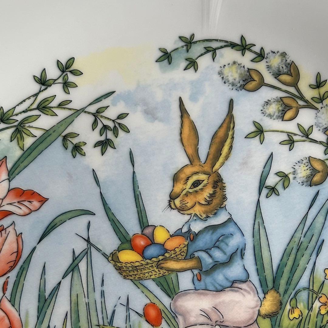 HUTSCHENREUTHER ドイツが彩るイースターバニーと花の祝福プレート