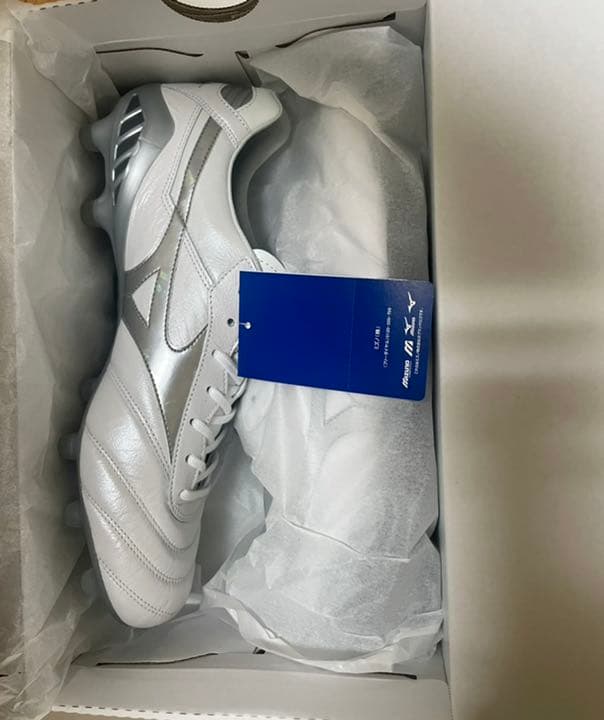 MIZUNO モレリア DNA ジャパン　ホワイト　シルバーホログラフィック