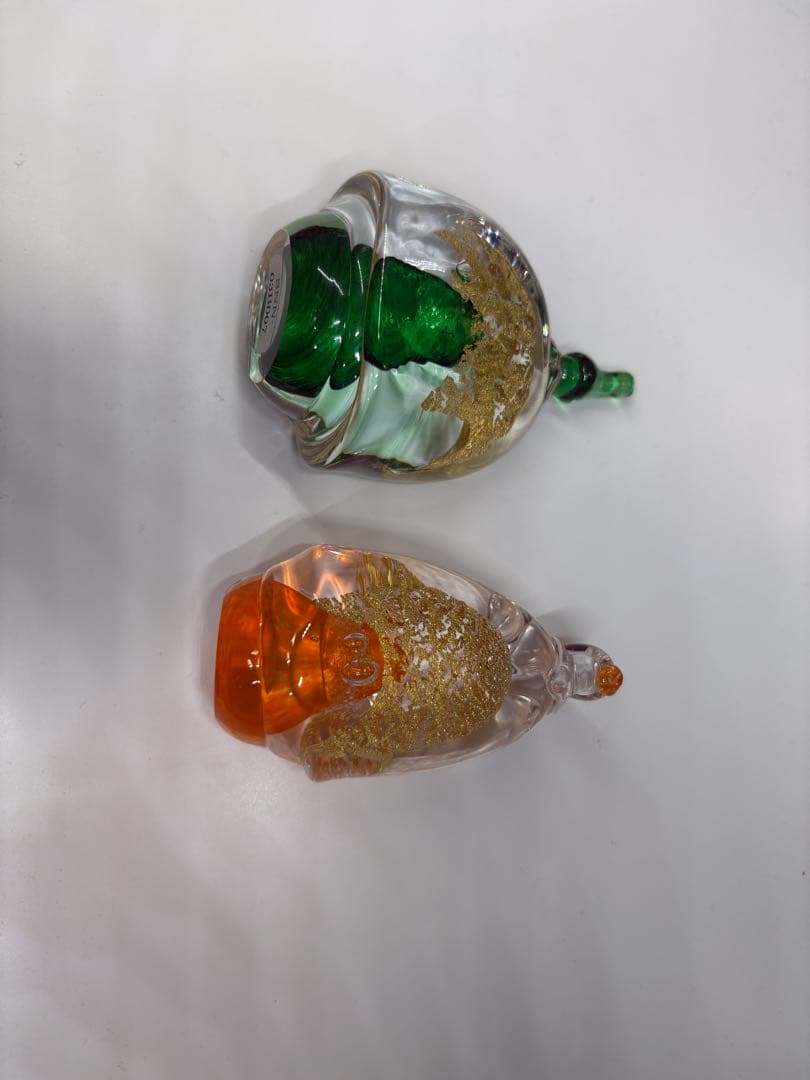 ■瑠璃雛　雛人形　るりびな　奈良ガラス工房　金箔　立雛　おひなさま　値段交渉可能