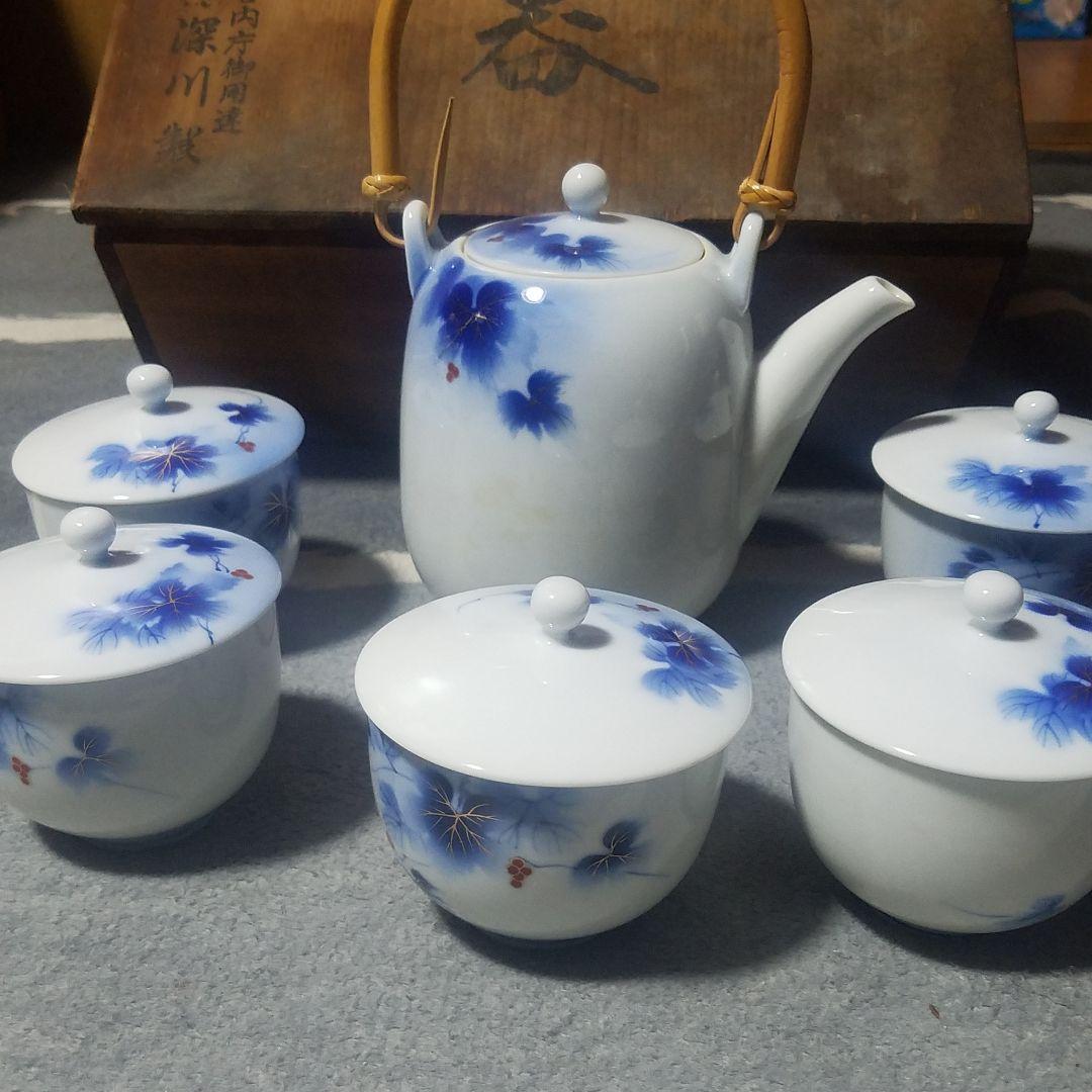 【送料無料】宮内庁御用達 深川製 番茶器