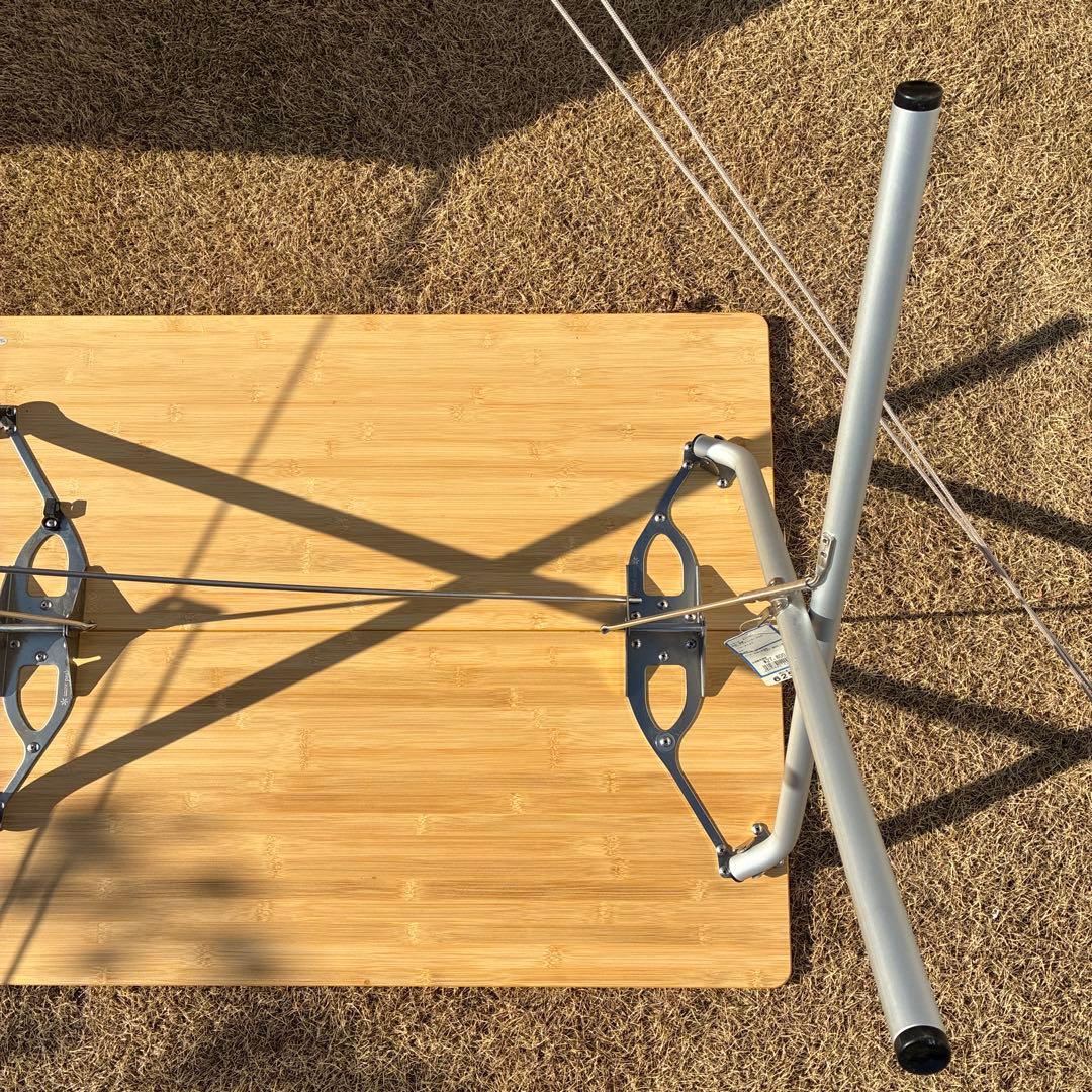 【美品】【旧モデル】スノーピーク ワンアクションテーブル竹 LV-010T 廃盤