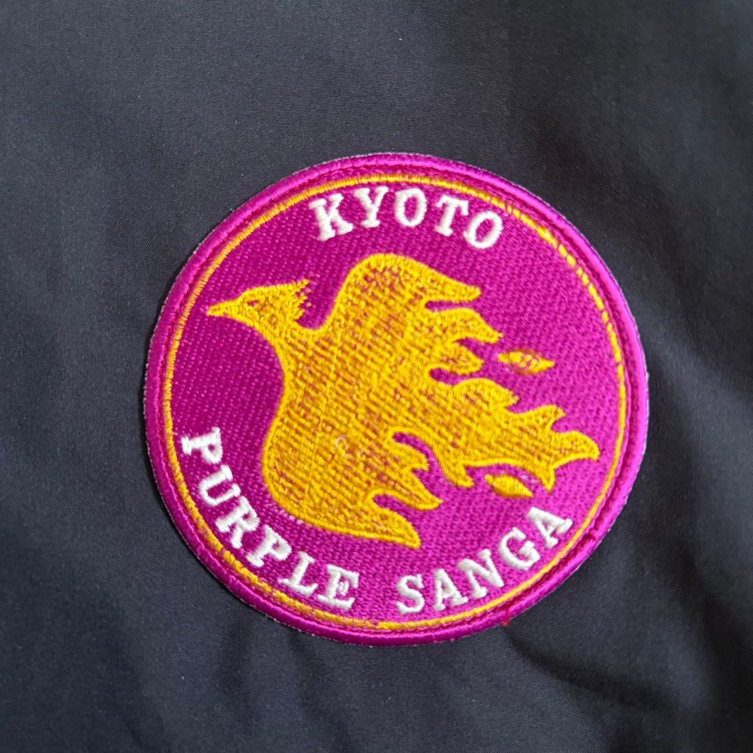 【非売品】ミズノ　ナイロンジャケット　選手支給品　京都パープルサンガ　00s L