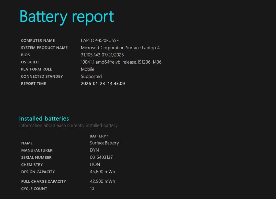 Surface laptop 4 プラチナ i7 16GB 256GB