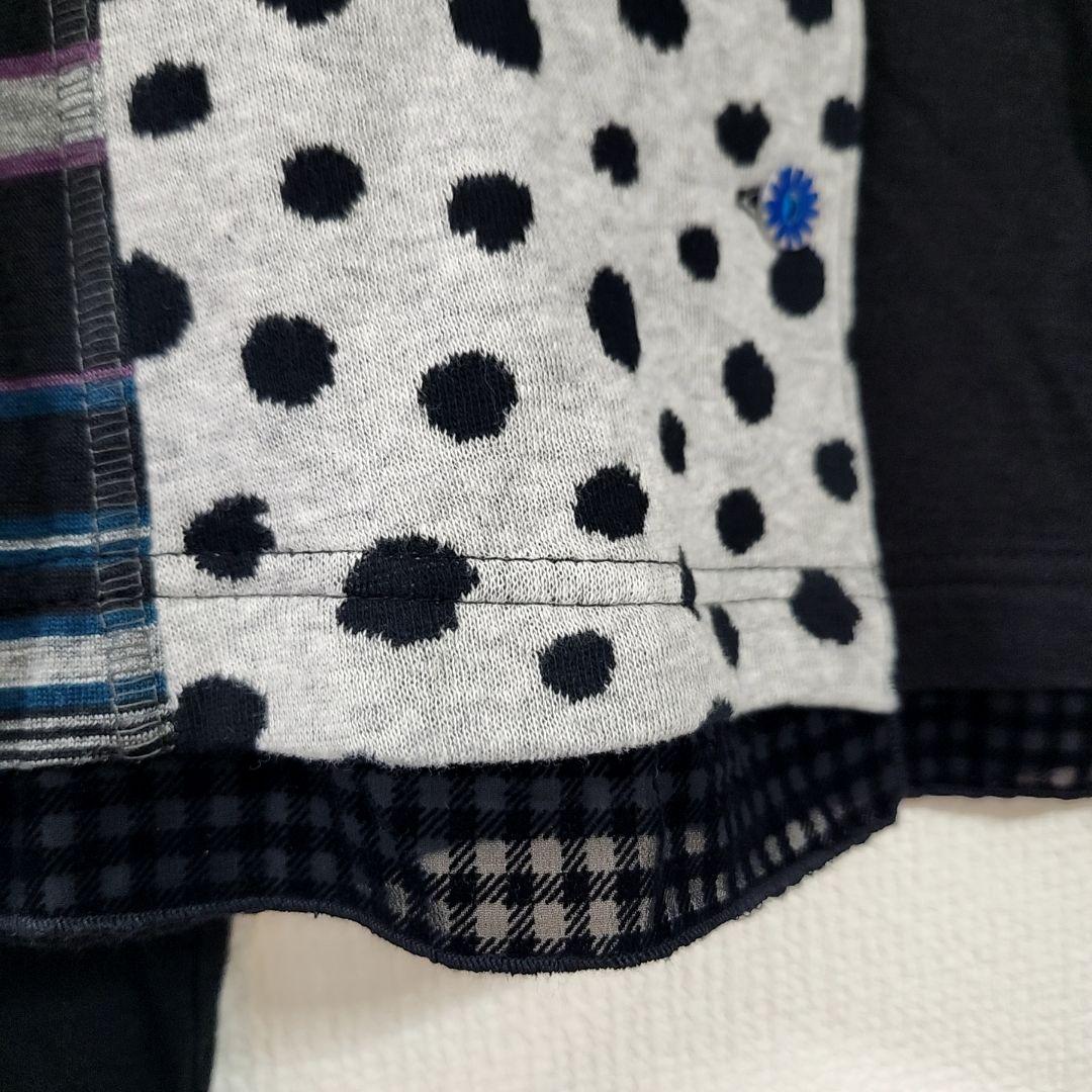 美品✨　オレボレブラ アルベロベロ ぶたさん　ビジュー　長袖シャツ　ウール混