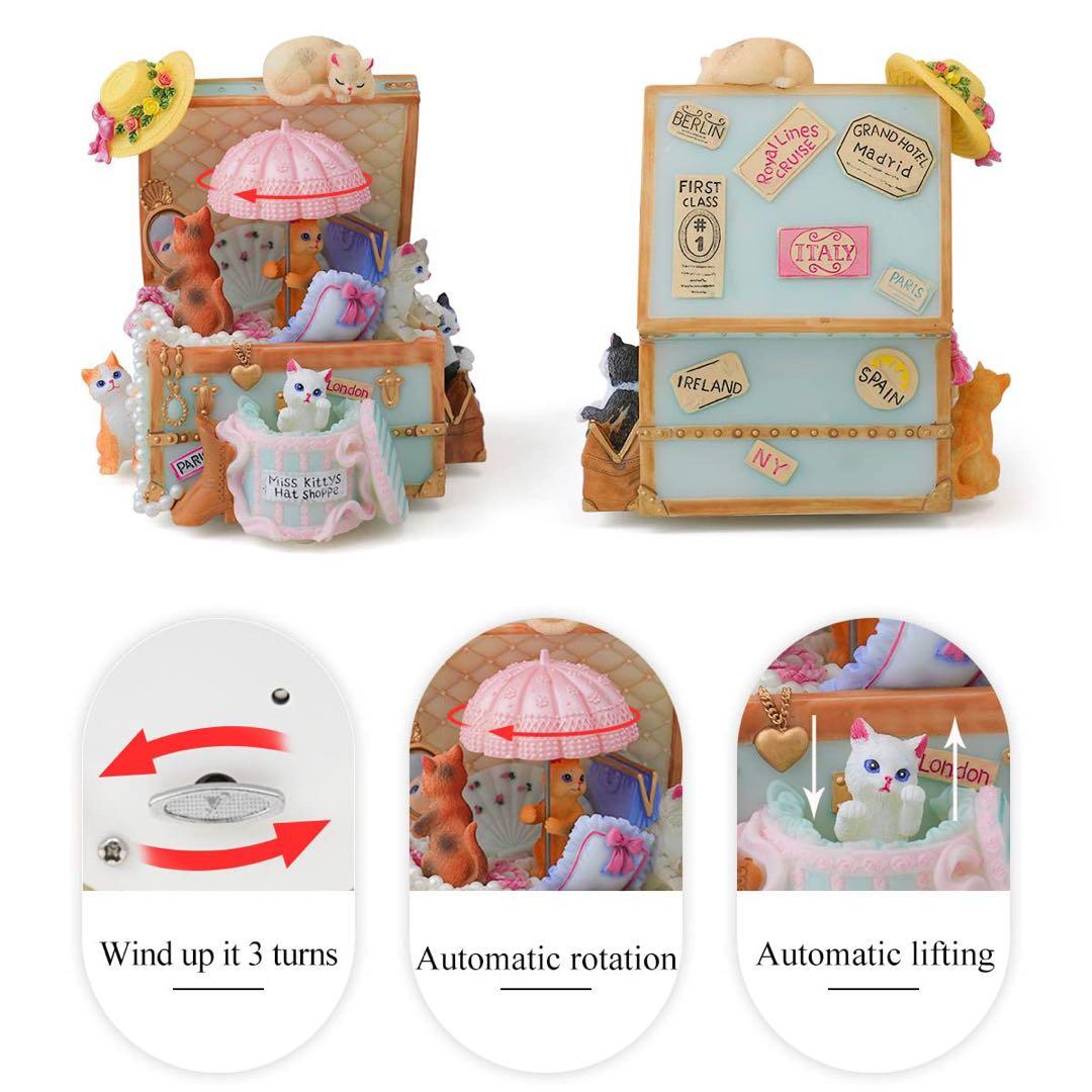 ✨早い者勝ち✨猫オルゴールプレゼント誕生日記念日キャッスルインザスカイ