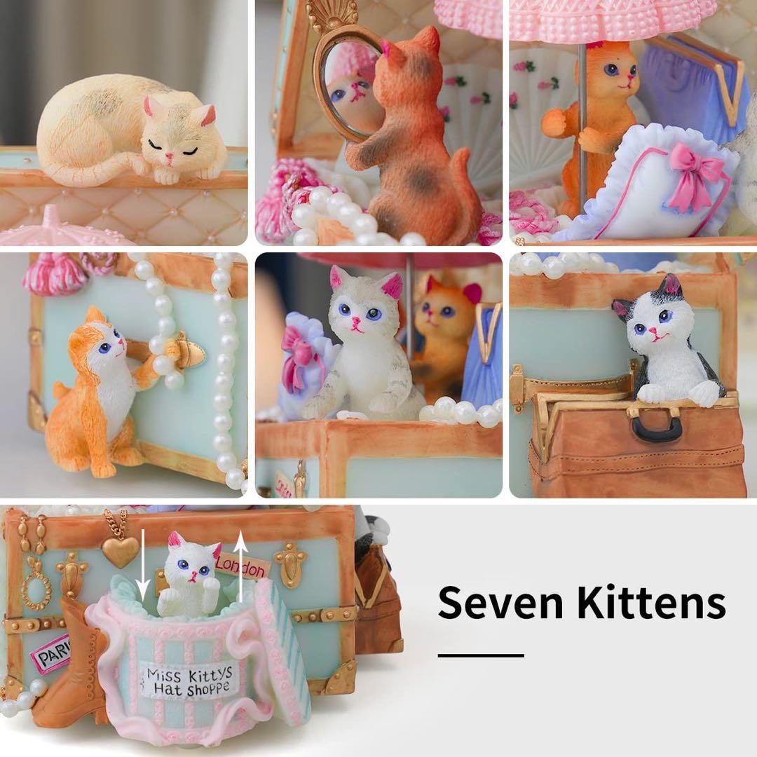 ✨早い者勝ち✨猫オルゴールプレゼント誕生日記念日キャッスルインザスカイ