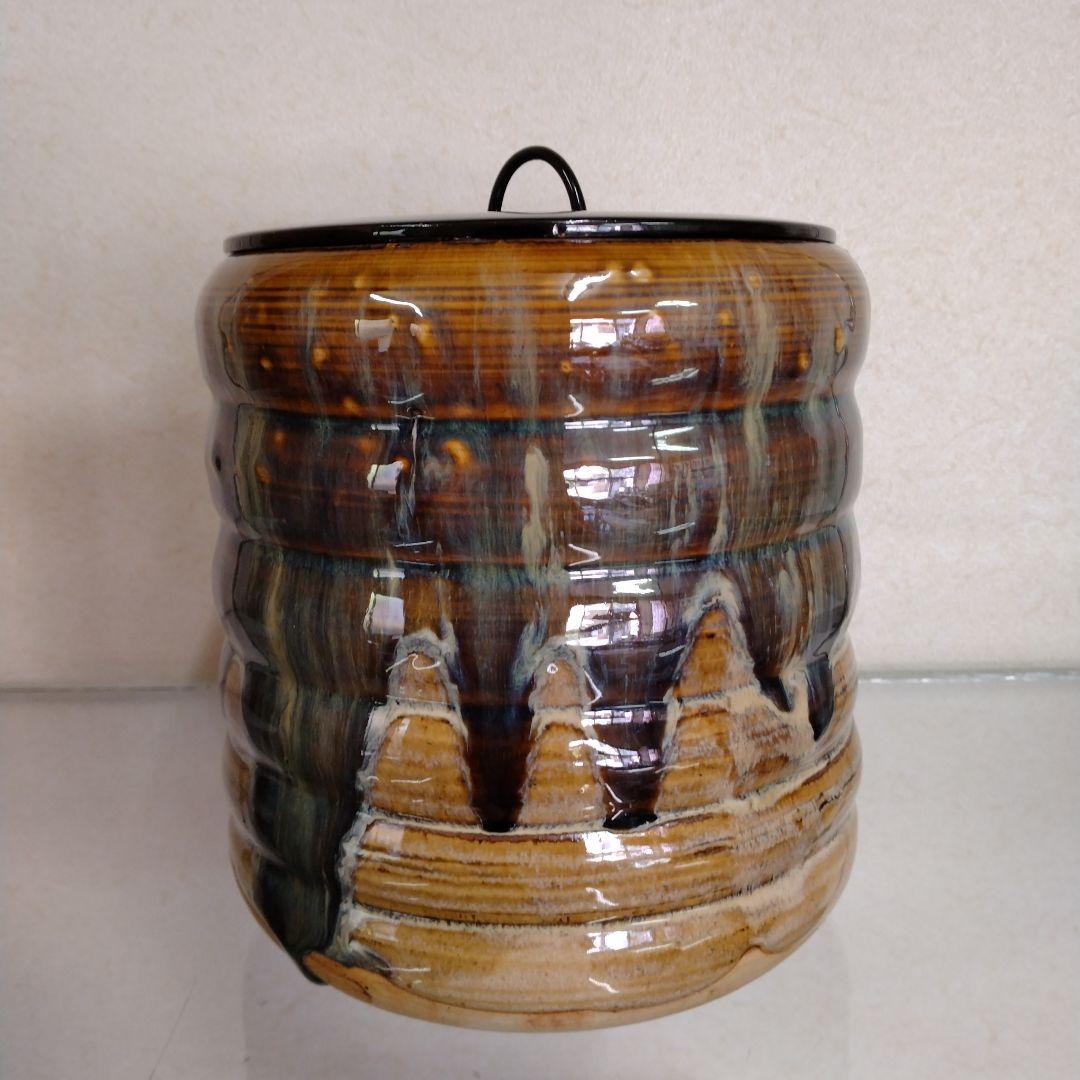 茶道具　期間限定特価　高取一重口水指(十四代　　　亀井味楽)