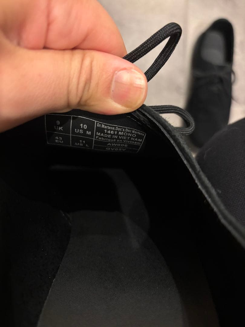 ドクターマーチン　3ホール スエード シューズ