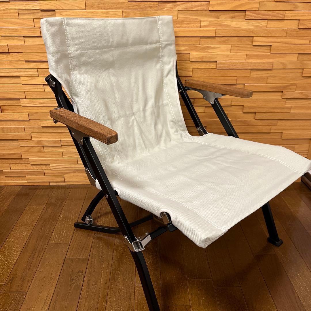  peak ローチェア ショート アイボリー③