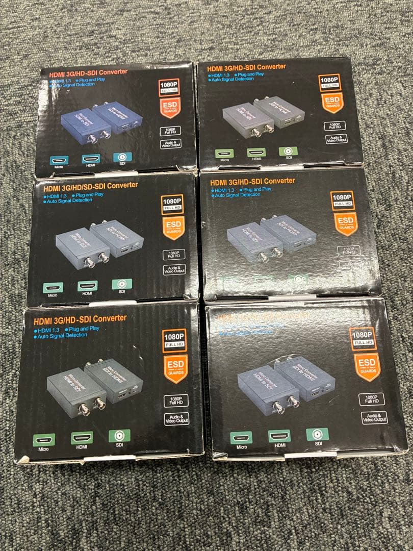 【新品未使用】Micro SDI to HDMI コンバーター 6個セット