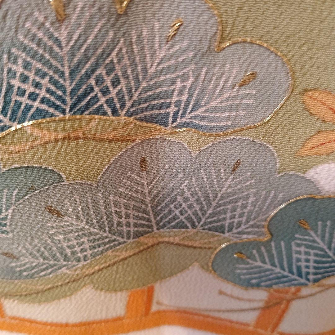 アンティーク　五つ紋　花嫁衣装　振り袖　引き振り袖　正絹　保管品