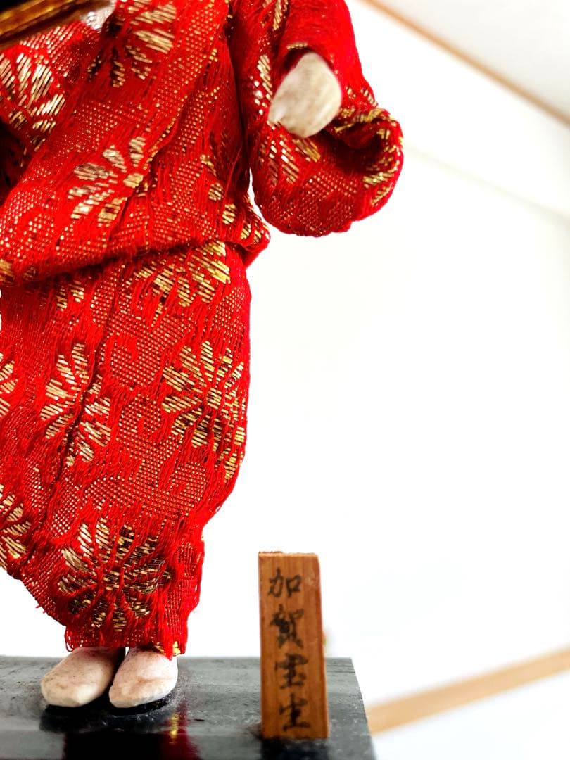 大幅値引き！希少！！年代不詳　アンティーク能楽人形2体セット