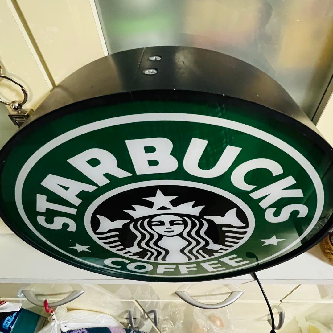 スタバ 電飾 看板 ネオンサイン 壁飾り ランプ レトロ ライト アメリカン雑貨