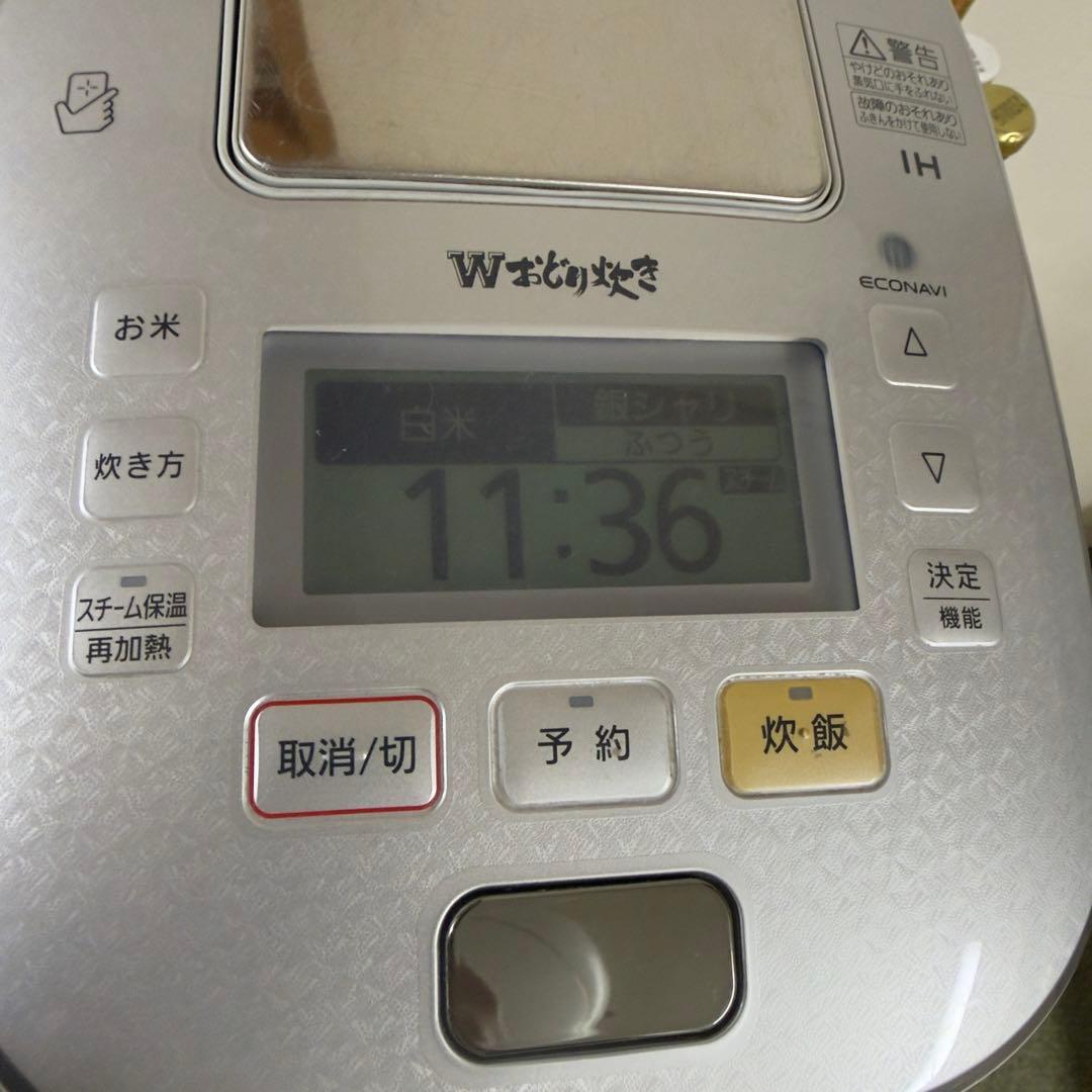 パナソニック 2018年製 SR-SPX107 Wおどり炊き 釜交換済み