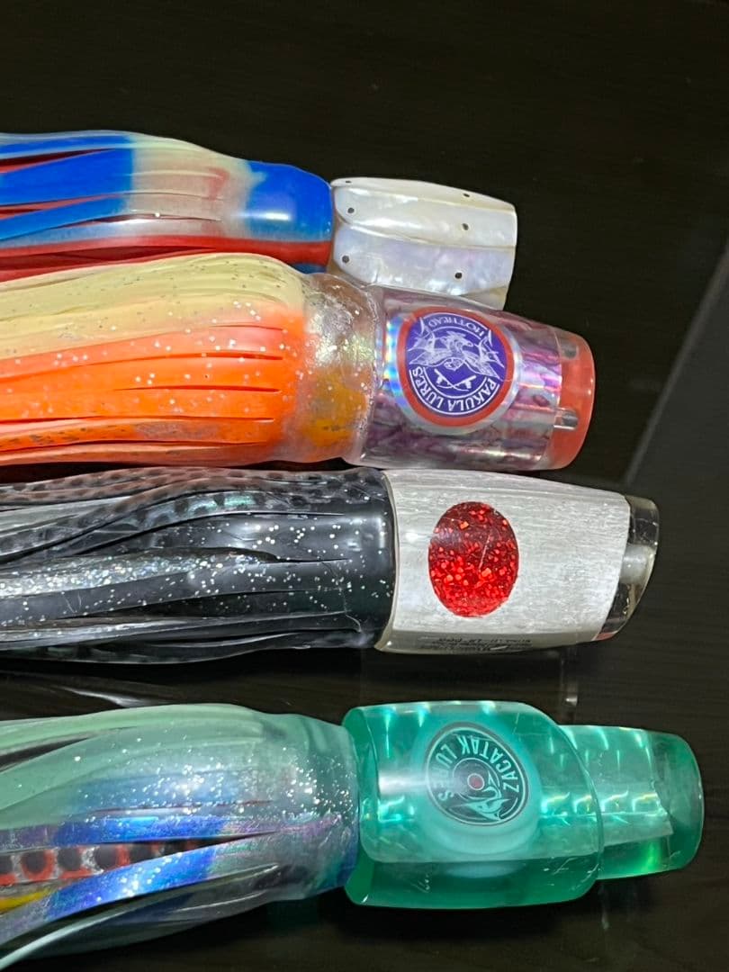 カジキマグロトローリングルアー【ラバー】18個セット