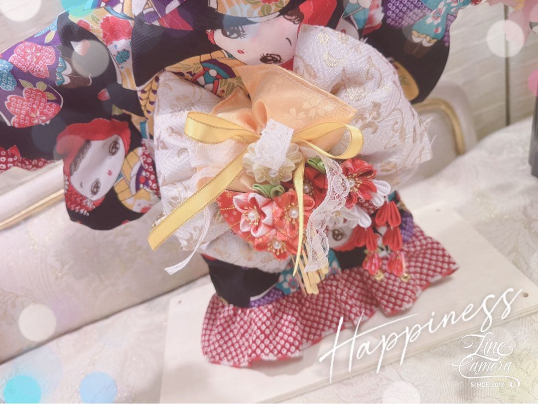 B403,pon2pan2☆オーダー☆犬お着物☆文化人形