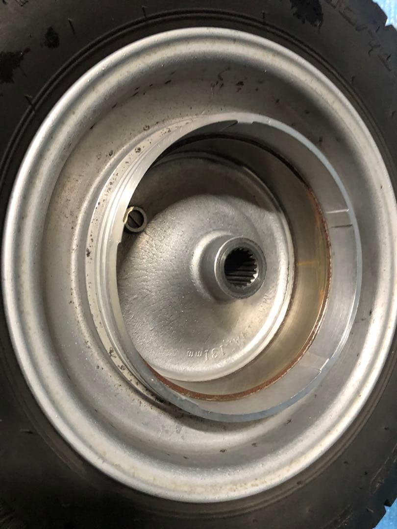 TD02ジャイロX/TA03キャノピー 純正リアホイール　タイヤ付＊送料込み＊