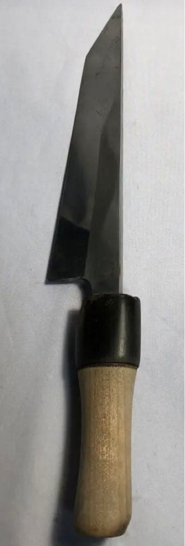 正本総本 小型剣型出刃包丁 片刃 14.2cm 和包丁