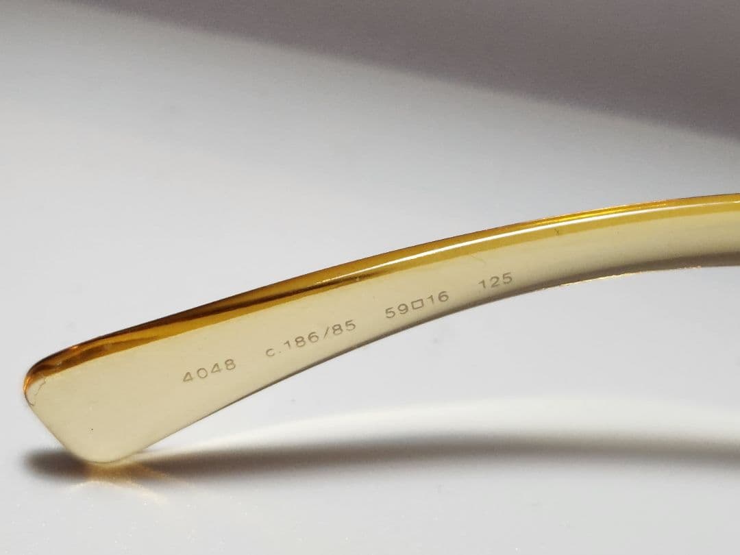 CHANEL サングラス オレンジ系？ シャネル 4048