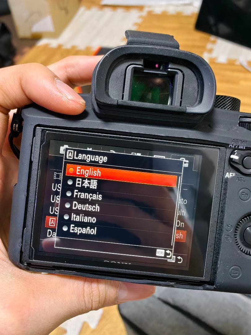 Sony a7rii シャッター 5100回数 ソニー レンズ 75mm f2