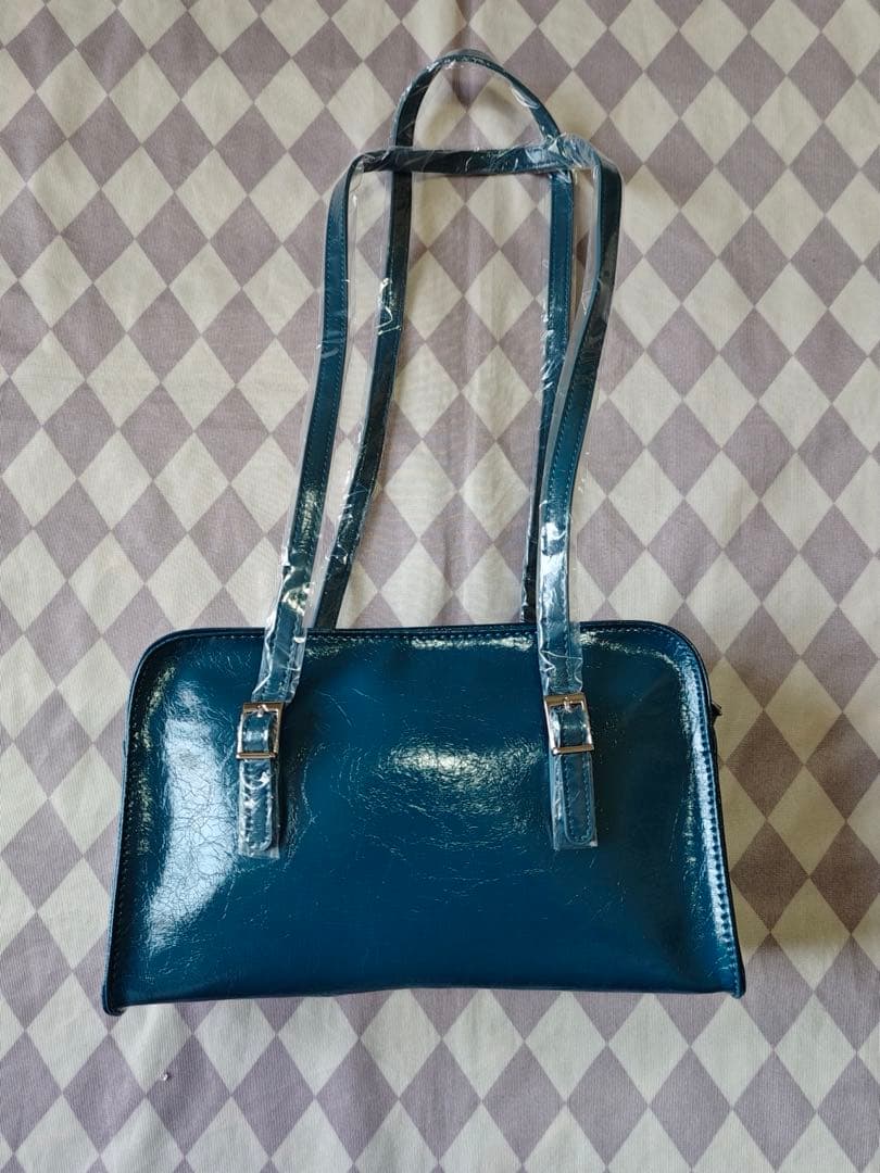 Paloma Wool レザーショルダーバッグ 青