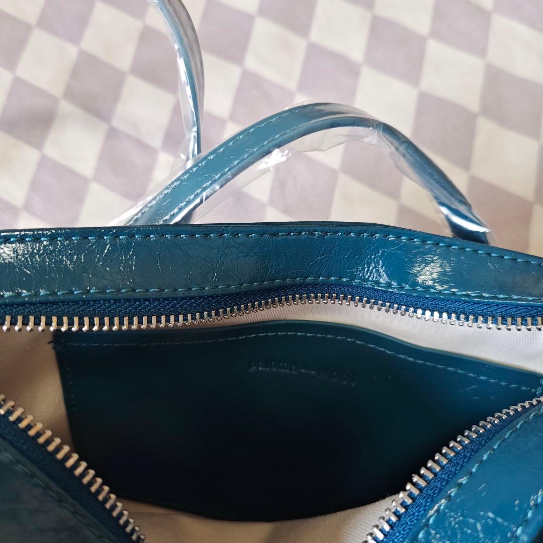 Paloma Wool レザーショルダーバッグ 青