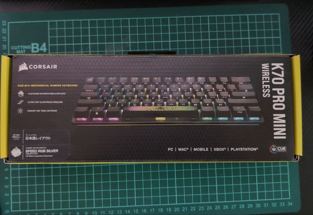 ほぼ新品Corsair K70 Pro Mini Wireless おまけ付き