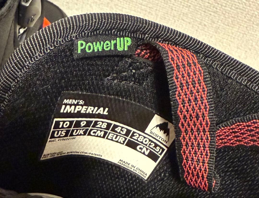 BURTON Imperial スノーボードブーツ ブラック