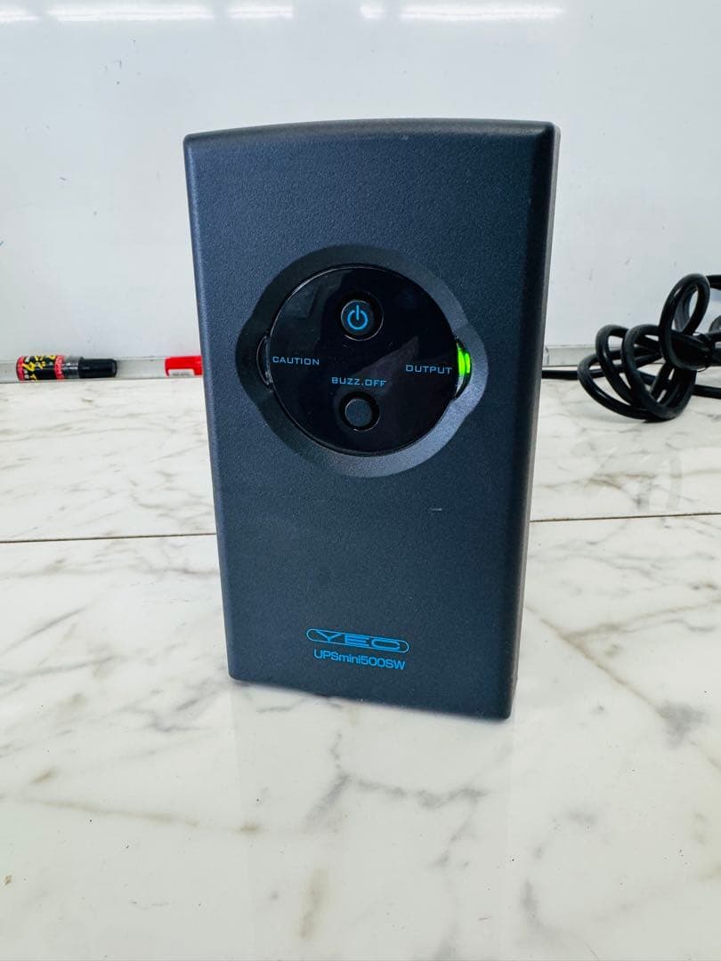 正弦波 UPS ユタカ　電機製作所　UPSmini500SW 停電　蓄電　軽量