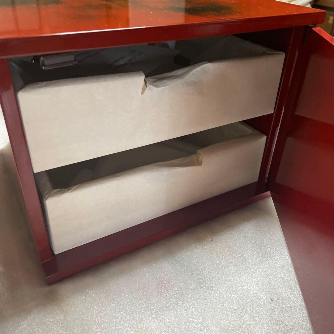 根来塗 小引出し 小箪笥 新品未使用 箱付き