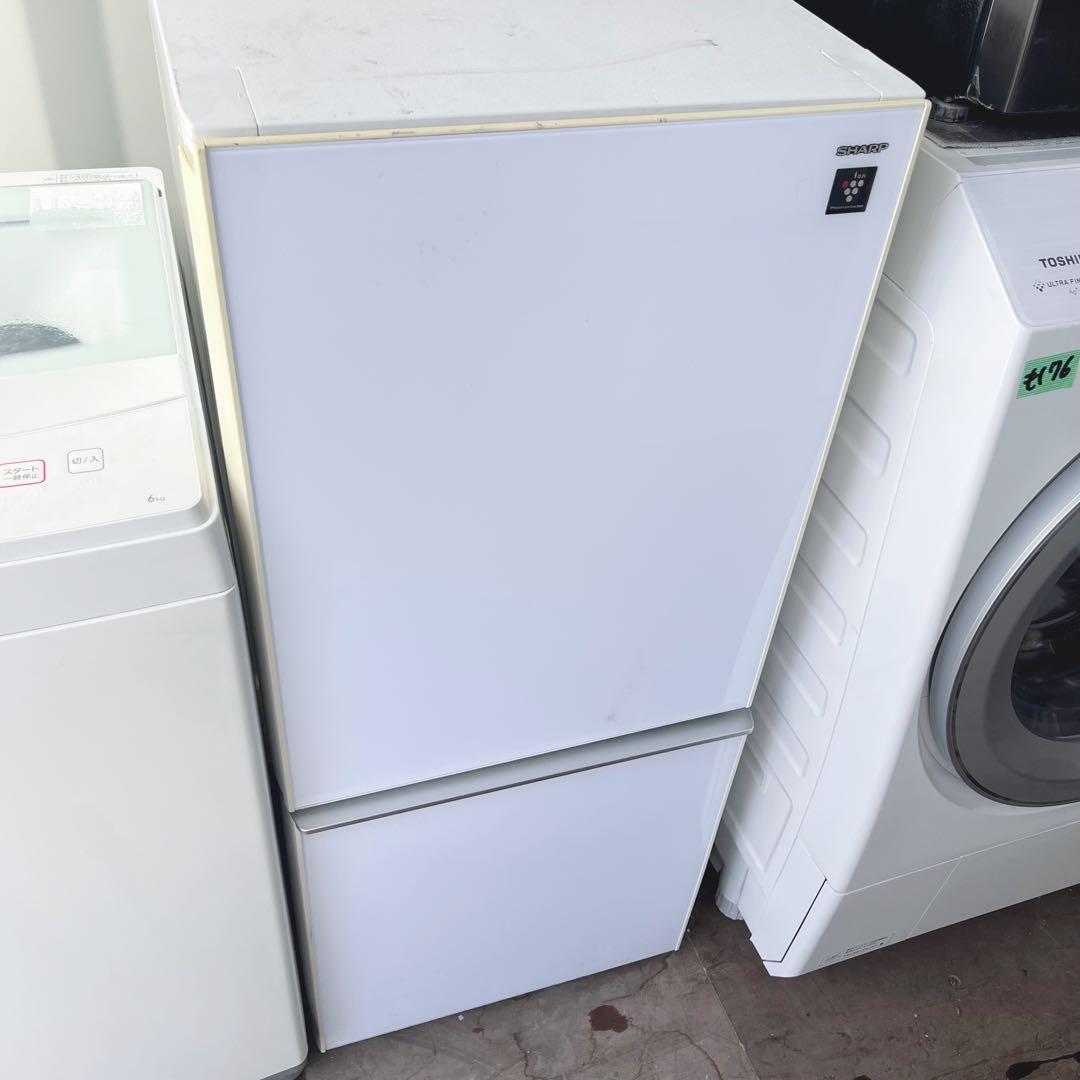 333取付無料！完動品！SHARPホワイトインテリア冷蔵庫ニトリ6kg洗濯機