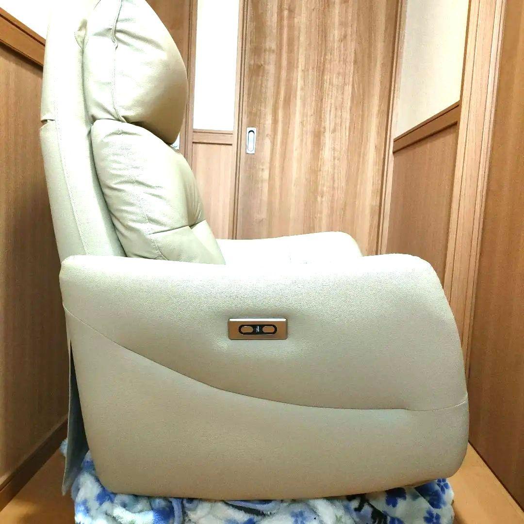 ★極上の心地★ニトリ　 電動本革リクライニングソファ パーソナルチェア