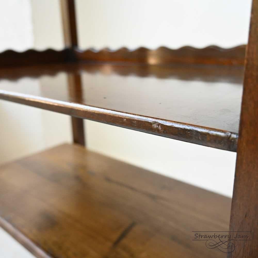 L3501-93 英国アンティーク オーク ワゴン 収納 トローリー イギリス