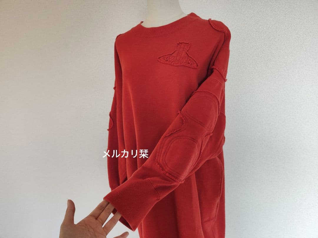 ヴィヴィアンウエストウッド ドライ裏毛オーブパッチワンピース