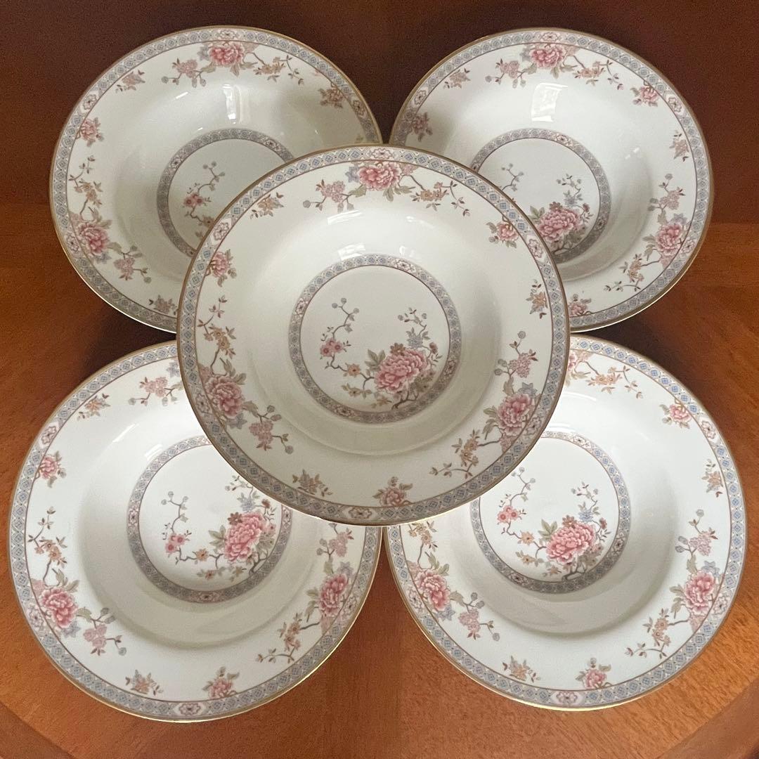 【希少品】英国製　ロイヤルドルトン★カントン★深皿　3枚