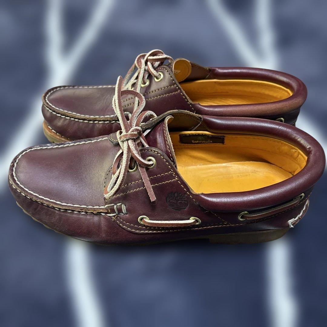 靴 TIMBERLAND HS 3 EYE LUG 50009 BURGUNDY