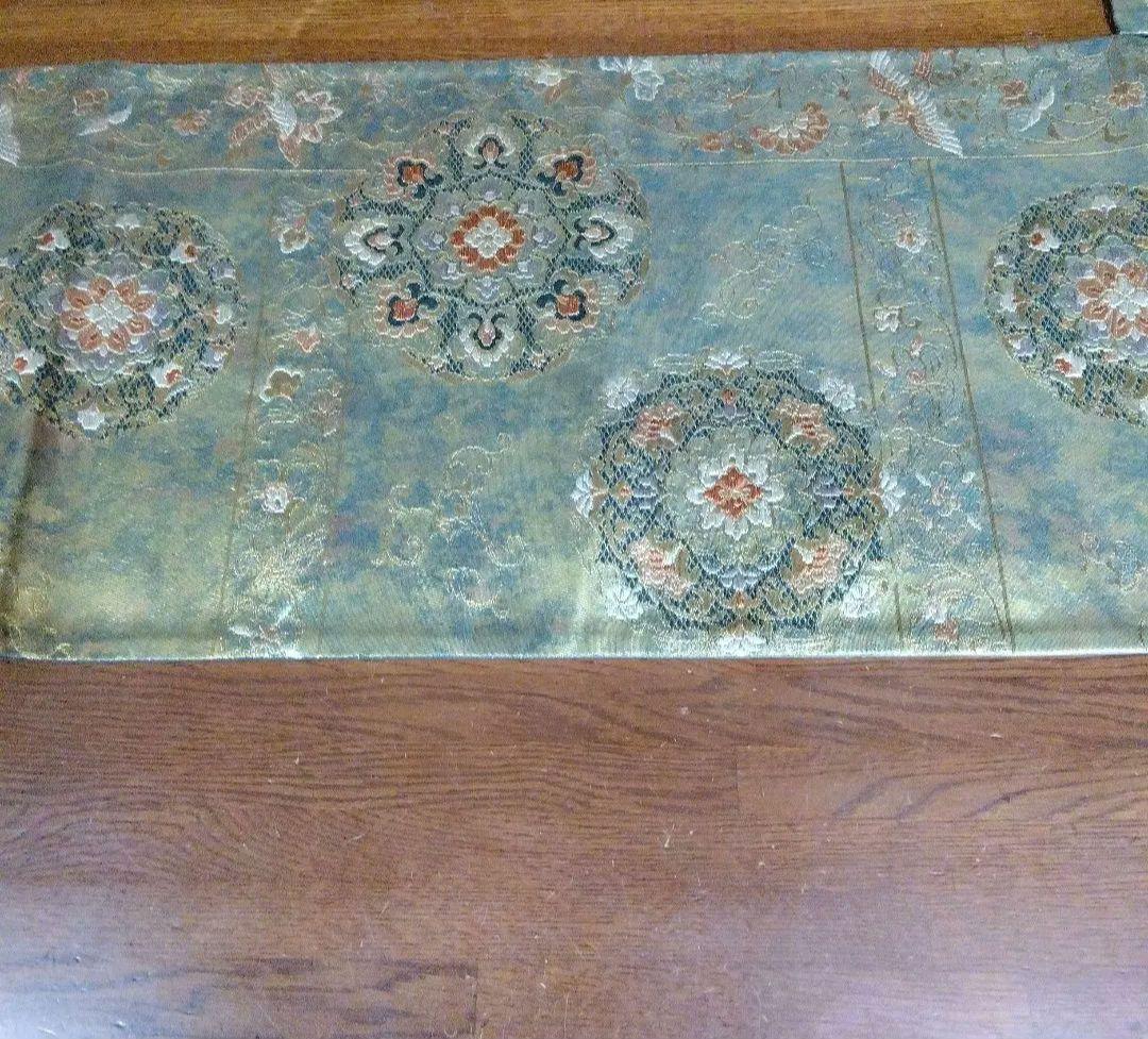 kikiページ テーブルランナー&ランチョンマット 正絹袋帯リメイク