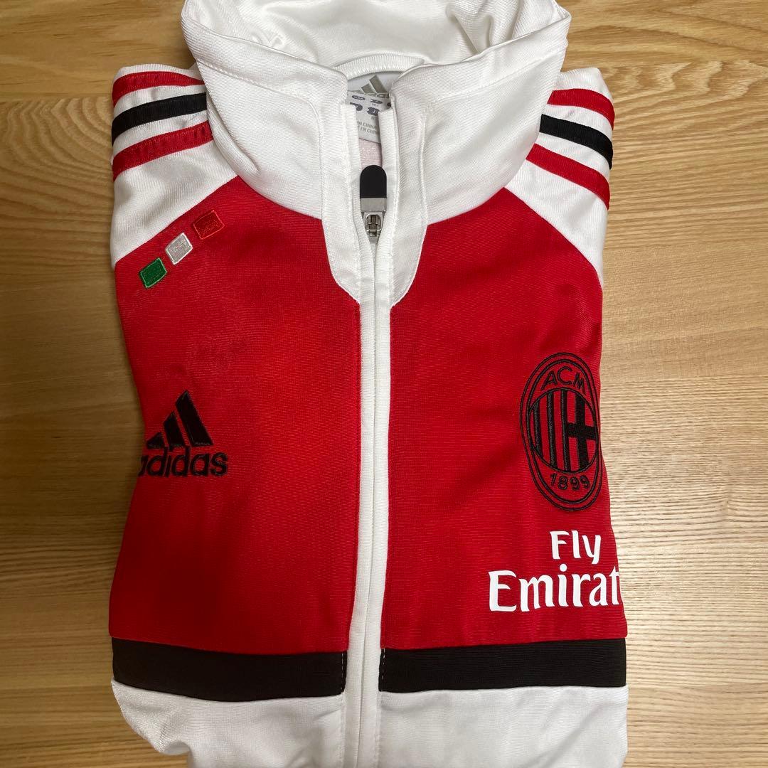 adidas ACミラン　ジャージ　上下セット　セットアップ　サッカー着