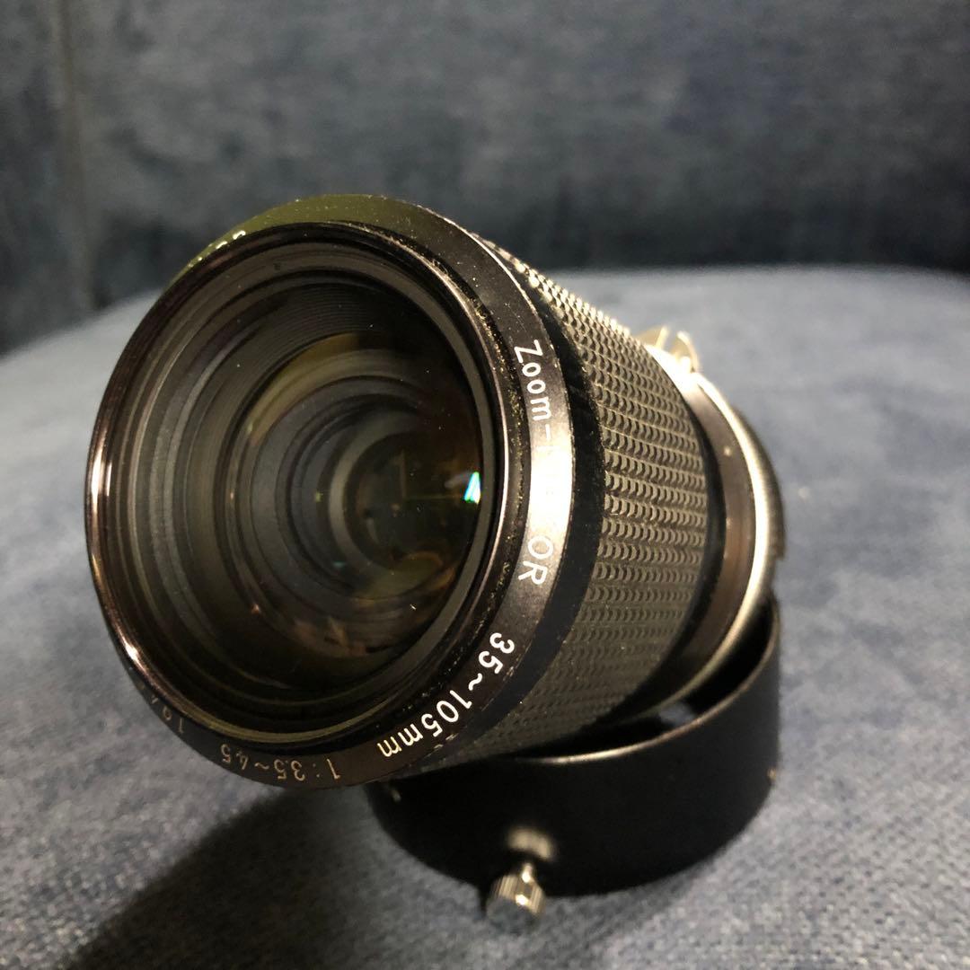 オールドカメラ　Nikon FG-20 完動美品　ニッコールレンズ&MD-14付