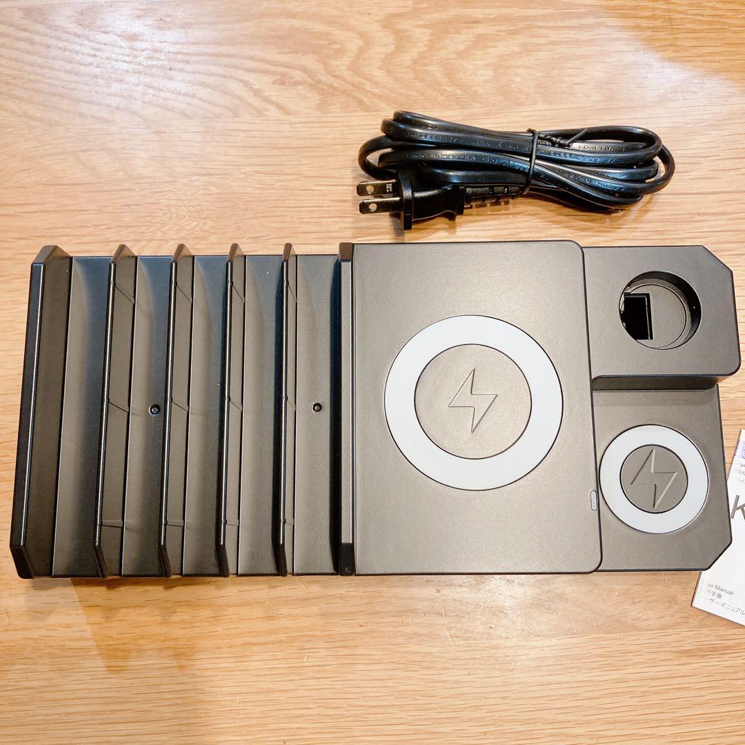 1点❣️同時接続充電 オールインワン充電ステーション USB充電 ワイヤレス充電