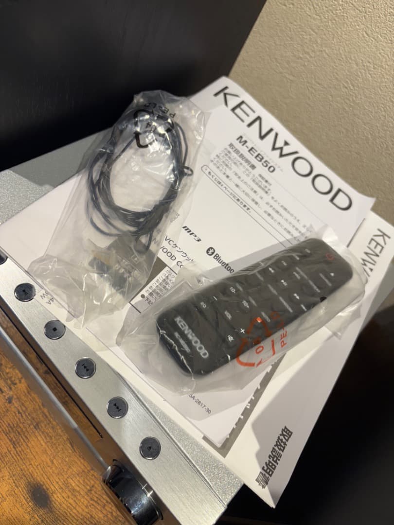 KENWOOD ミニコンポ M-EB50-S BT対応 [2024年製]