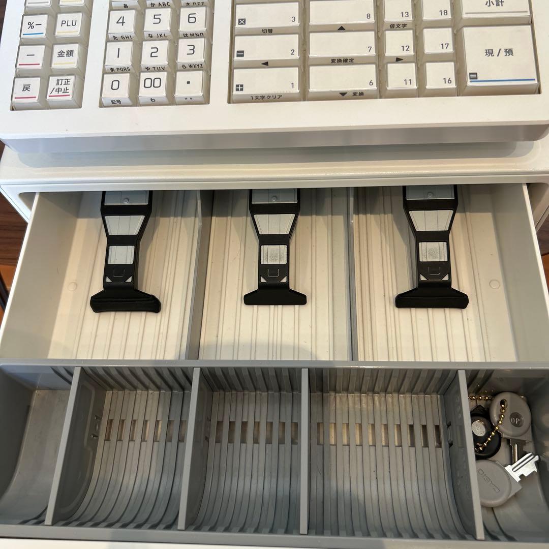 CASIO SR-S4000 レジスター 美品 ロール紙新品2本付 鍵4本