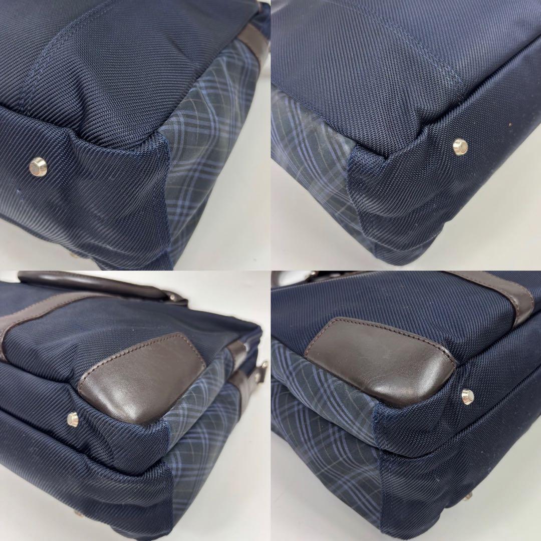 ブラックレーベルクレストブリッジ 2way ビジネスバッグ 通勤 A4収納可　紺