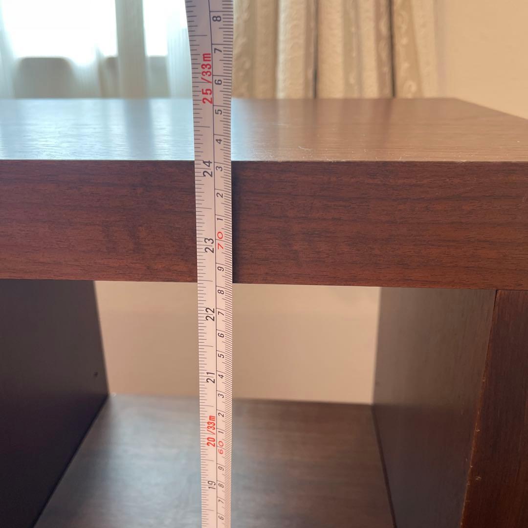 木製オープンシェルフ ダークブラウン 6棚　大塚家具