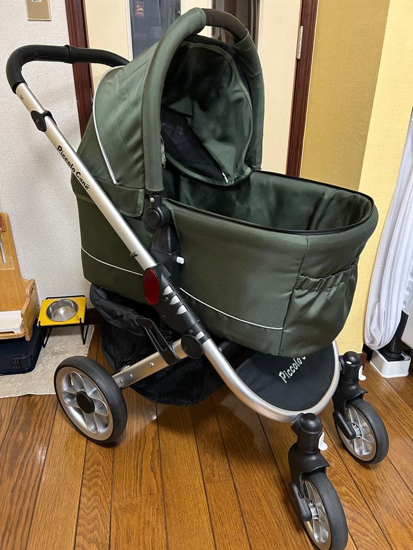 ピッコロカーネ　タント　ペットカート バギー モスグリーン