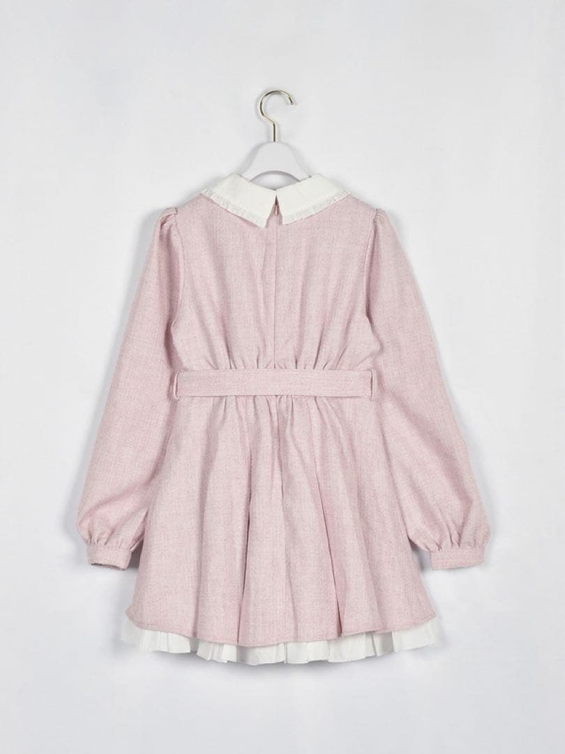 evelyn　襟タックミニワンピース