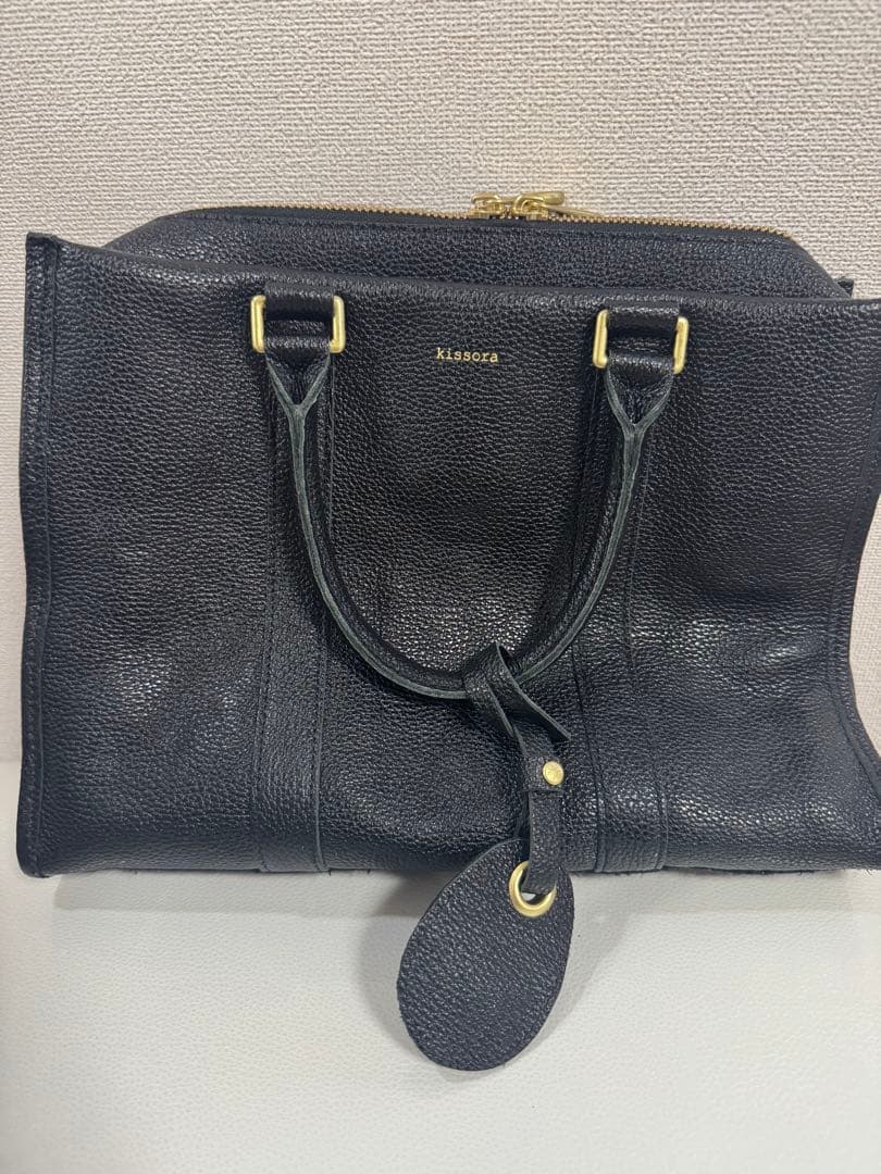 【週末限定値下げ！！】Kissora ブラック 2way バッグ
