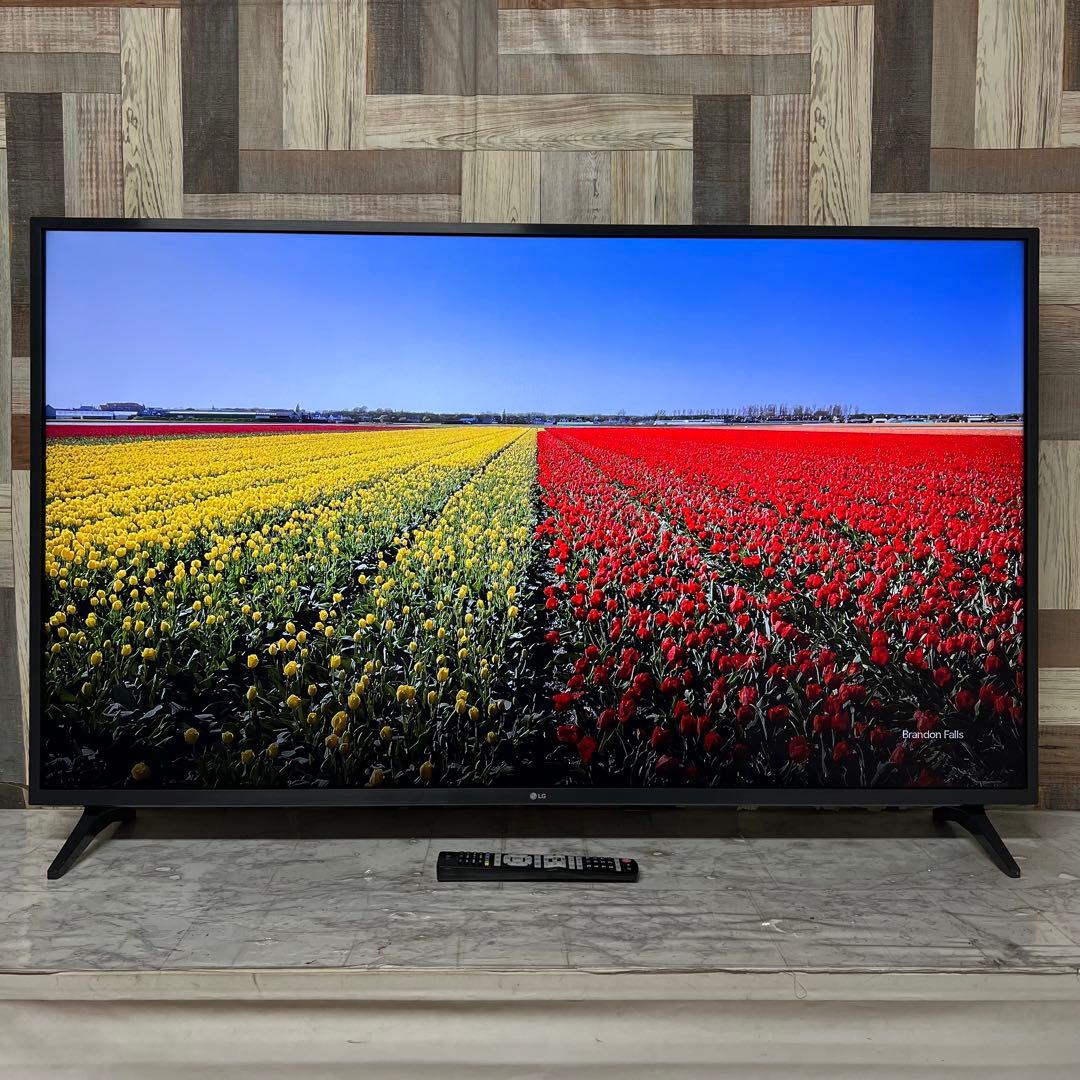 即日受渡❣️全国送料込4年前購入LG55型4K内蔵液晶テレビネット動画視聴可