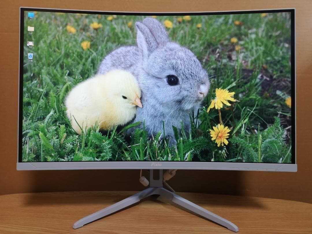 PXC248 Wave 湾曲ゲーミングモニター 23.8型 200Hz 美品